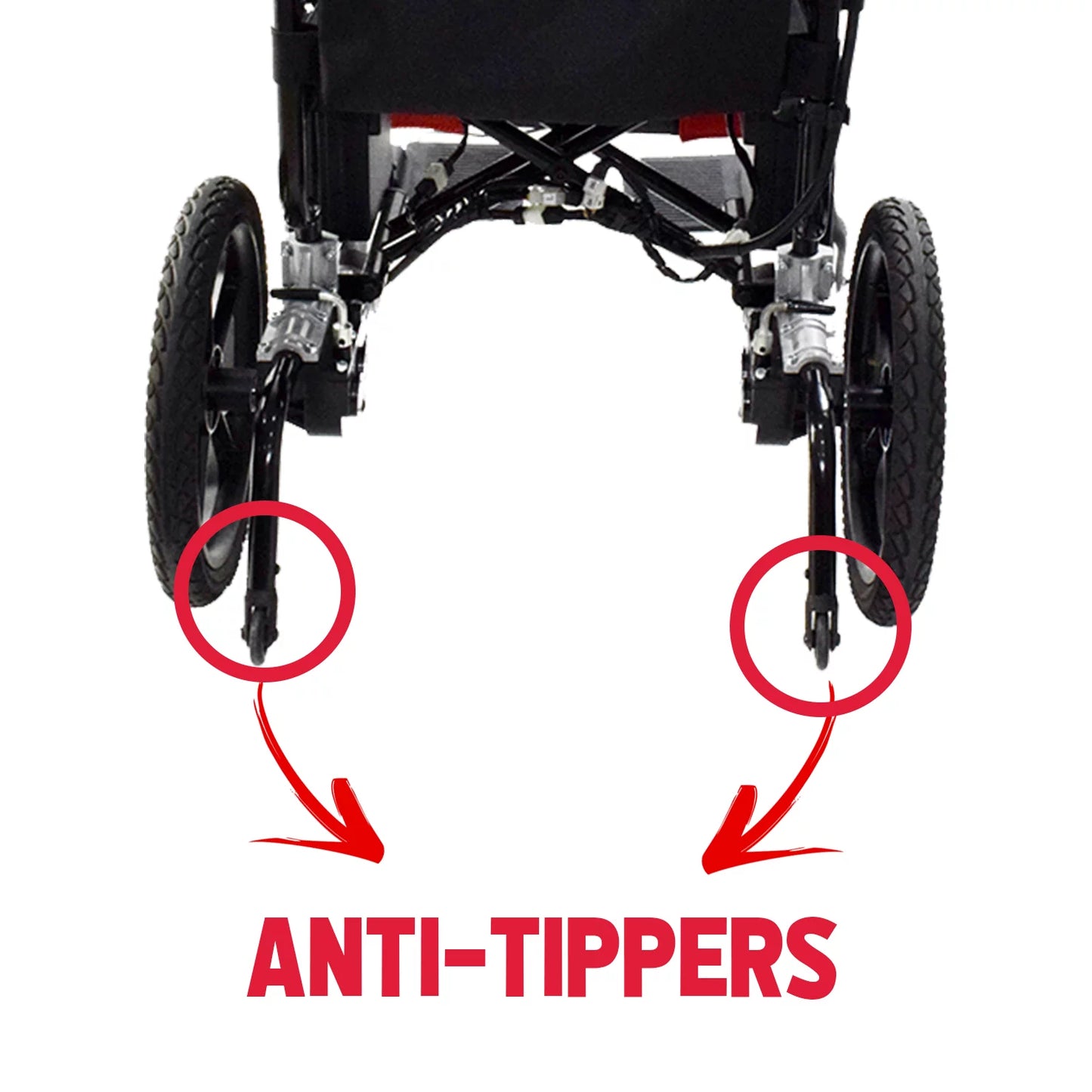 - ARTEMIS - Electric Power Foldable Lightweight Wheelchair FDA Approved 265Lbs -500W- 13Miles (Black Lithium)