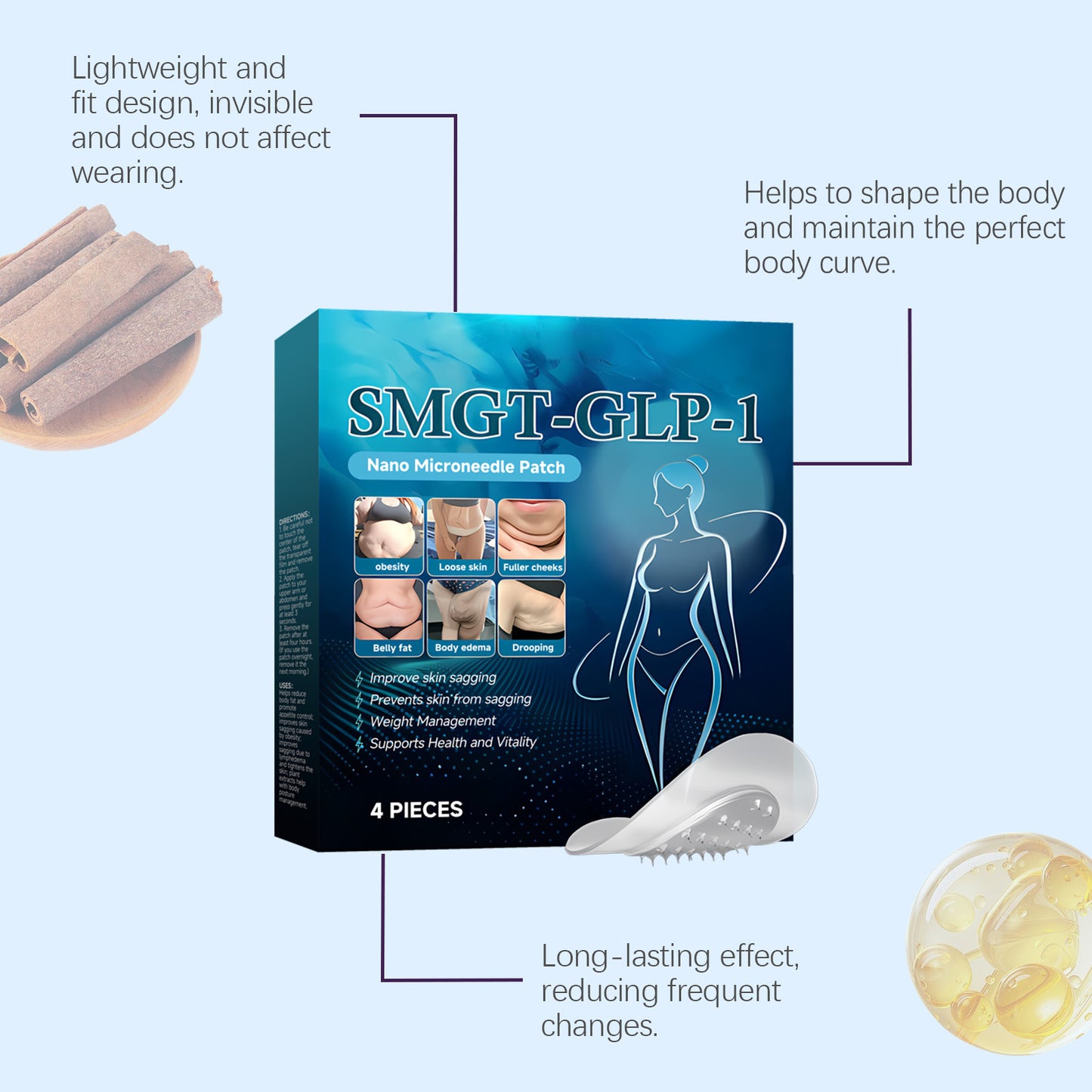 Slimming Microneedle Patch