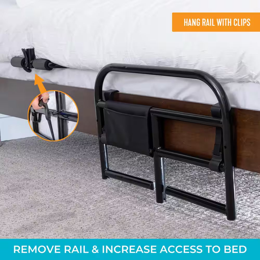 Prime Safety Bed Rail in Black