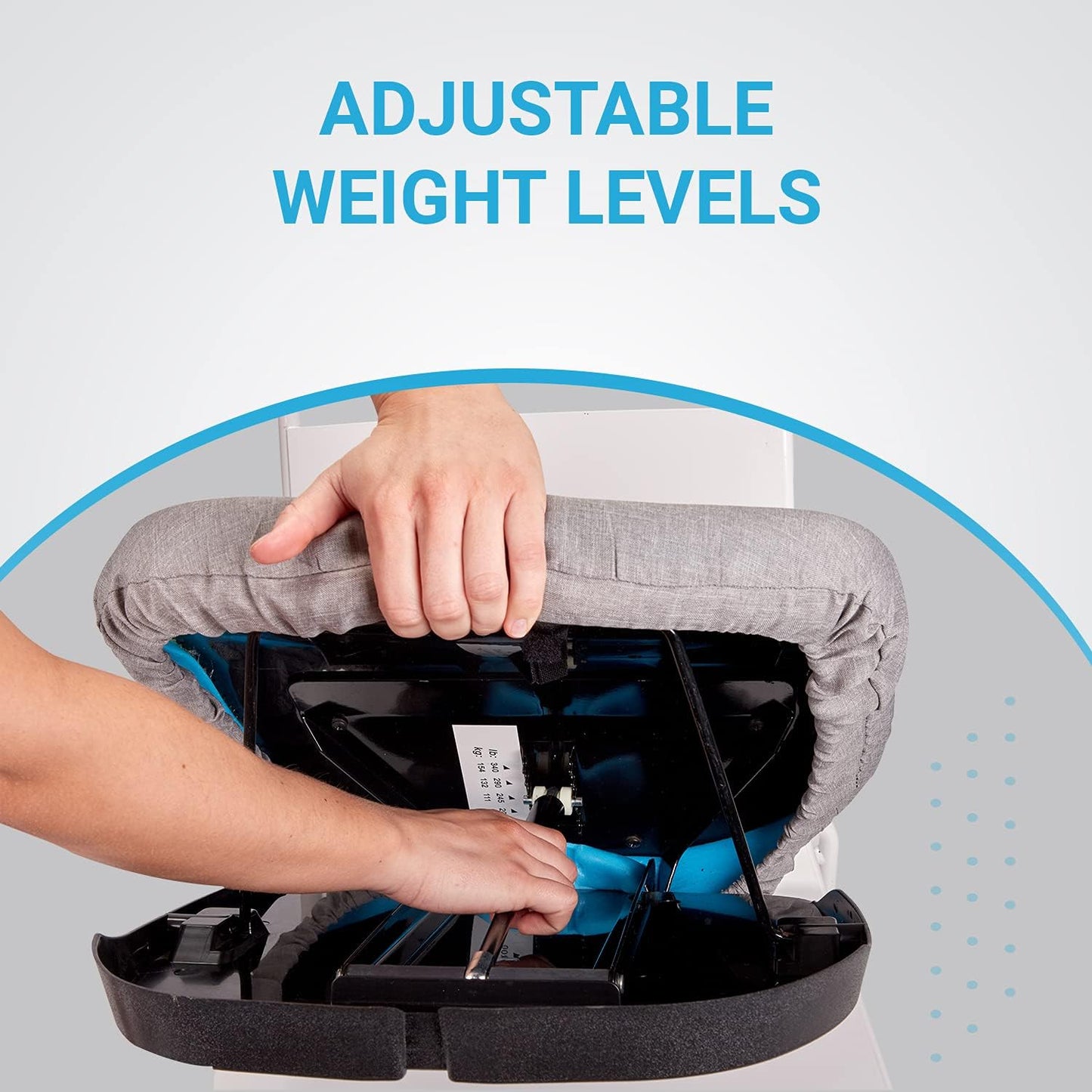 Lift Assist Cushion for Elderly by Seat Boost, Portable Lifting Cushion Mobility Aid Non-Electric, Firm Memory Foam Support up to 350 Lbs