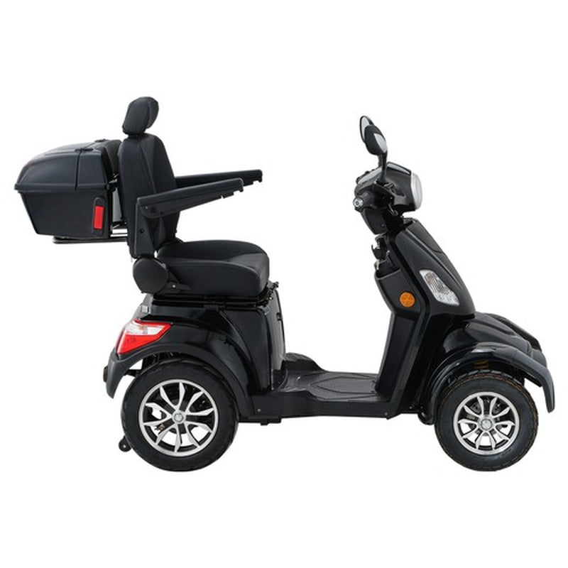 Heavy Duty 4-Wheel Mobility Scooters 31 Miles 3-Speed 800W 500Lbs Capacity