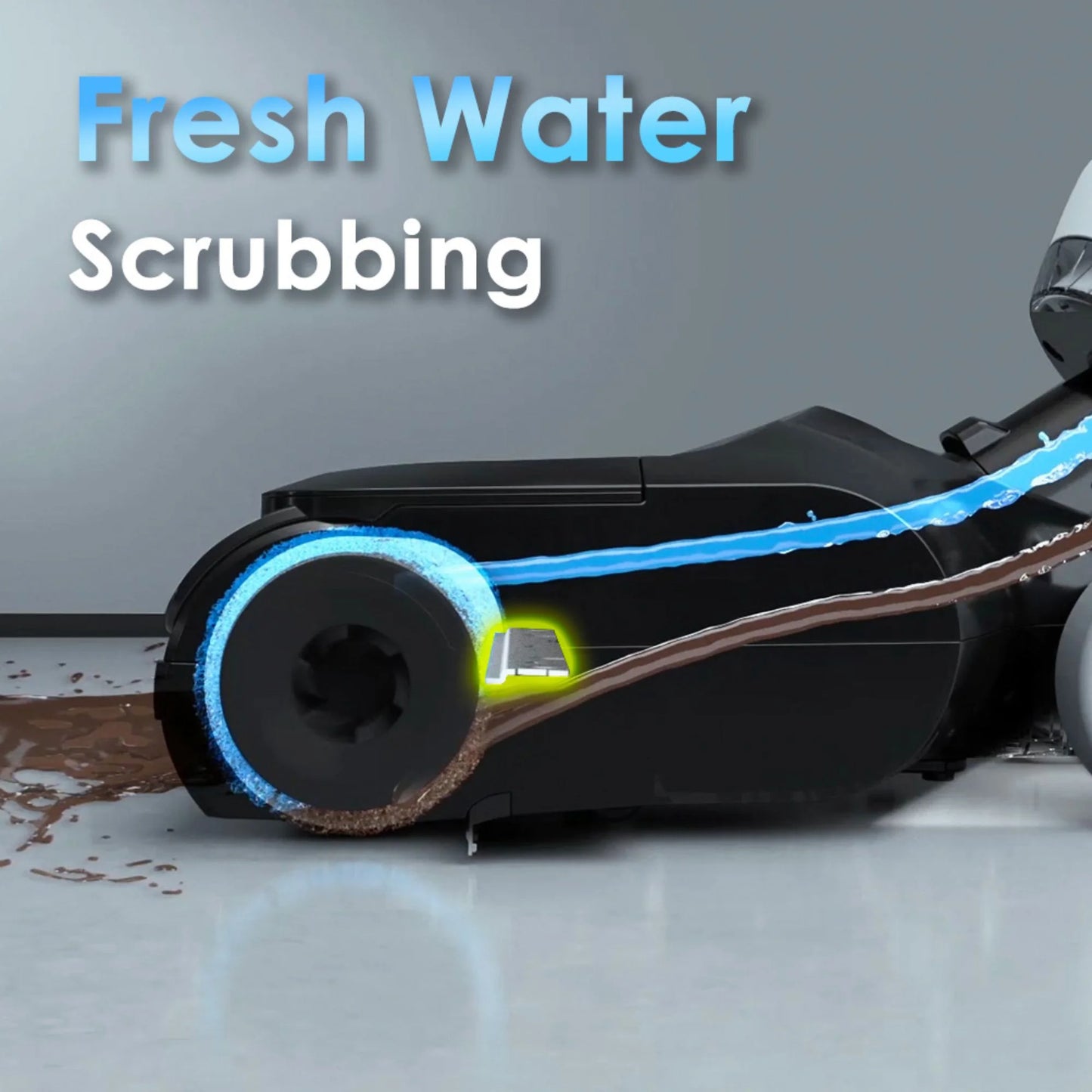 GO H2O Cordless Floor Washer, Mutli-Surface Wet Dry Vacuum / Mop (GH203)