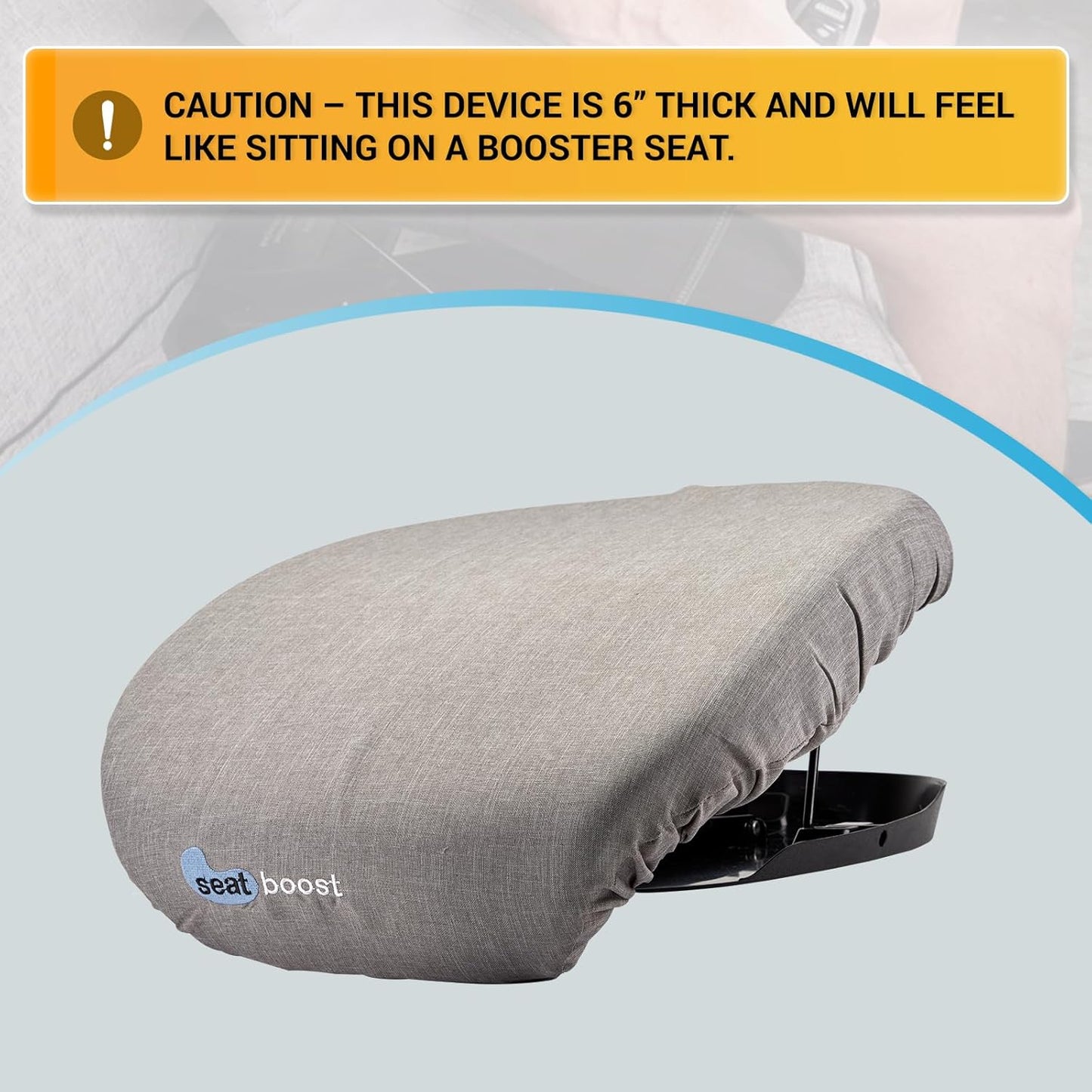 Lift Assist Cushion for Elderly by Seat Boost, Portable Lifting Cushion Mobility Aid Non-Electric, Firm Memory Foam Support up to 350 Lbs