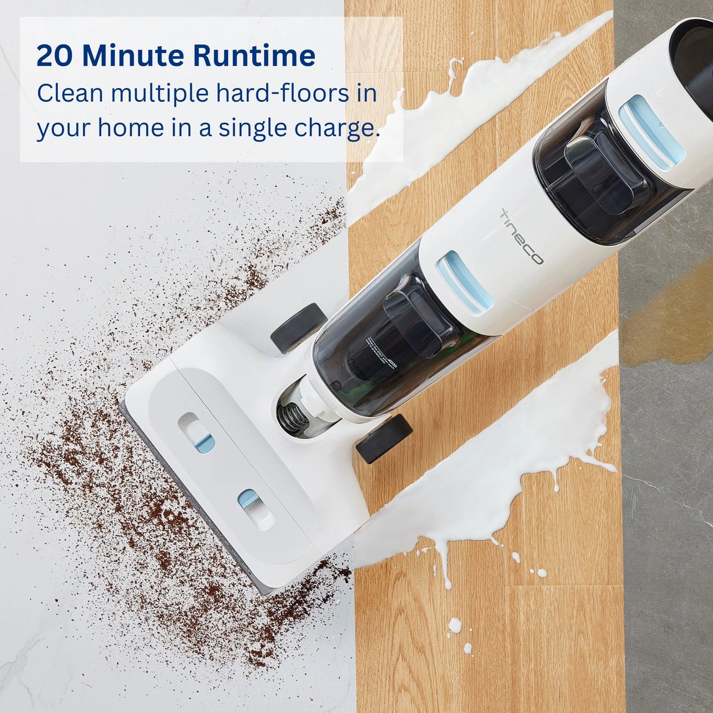 GO H2O Cordless Floor Washer, Mutli-Surface Wet Dry Vacuum / Mop (GH203)