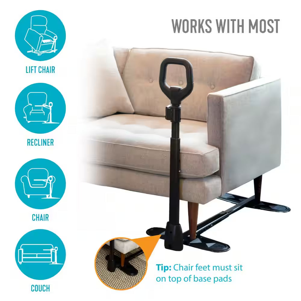 Couch Cane Standing Handle with Pouch