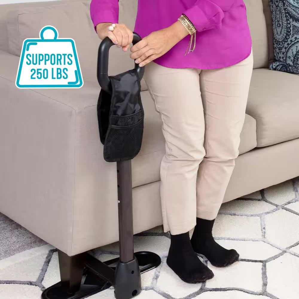 Couch Cane Standing Handle with Pouch