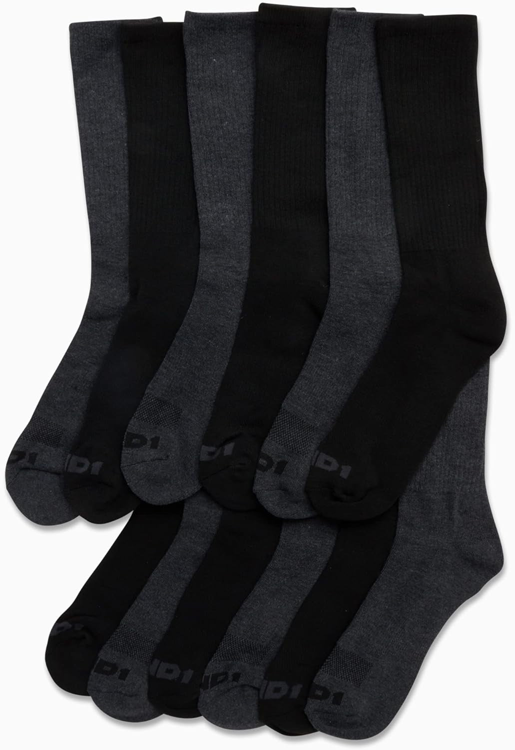 Men'S Crew Socks - 12 Pack Performance Cushion Comfort Crew Socks - Breathable Athletic Socks for Men (6-12.5)