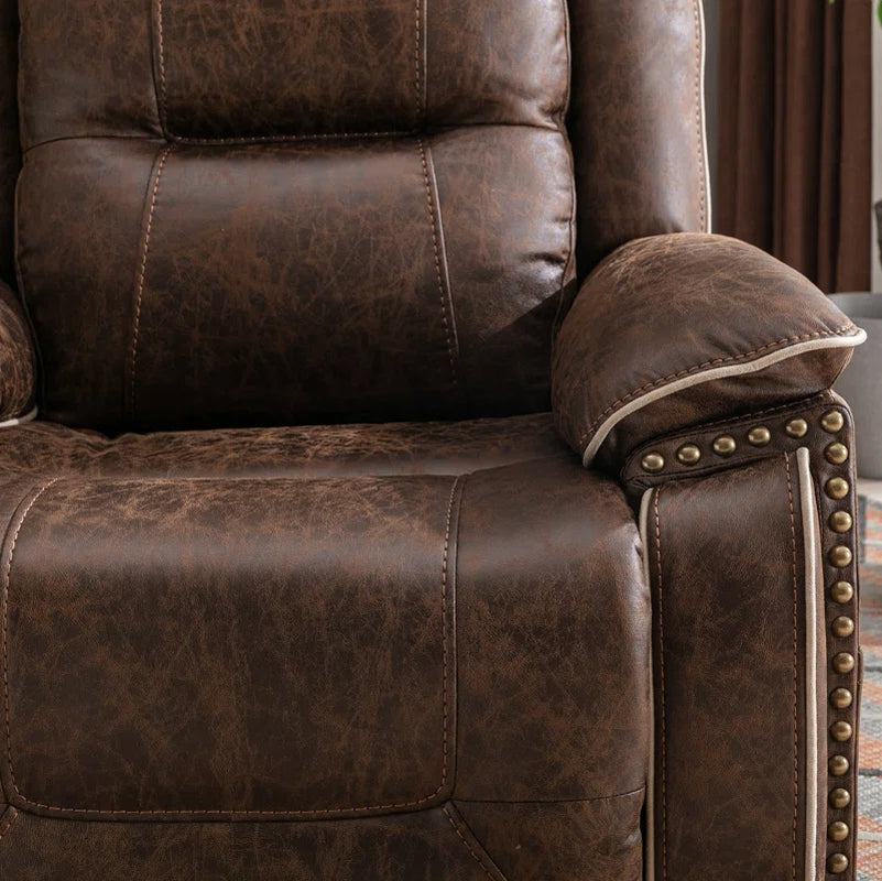 40.2'' Wide Power Lift Recliner Chair with Heat & Massage - Dual Motor Electric Recliner, Adjustable Headrest, Easy Assembly for Elderly & Living Room