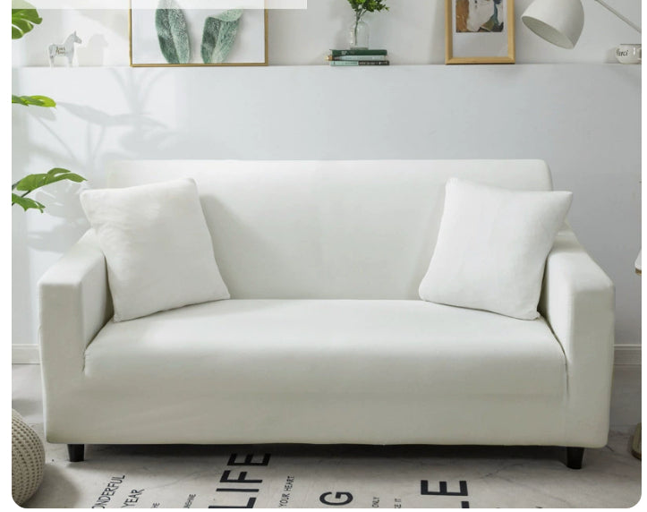 Pure Color Stretch Sofa Cover All-Inclusive Universal Sofa Cover Sofa Cushion Fabric