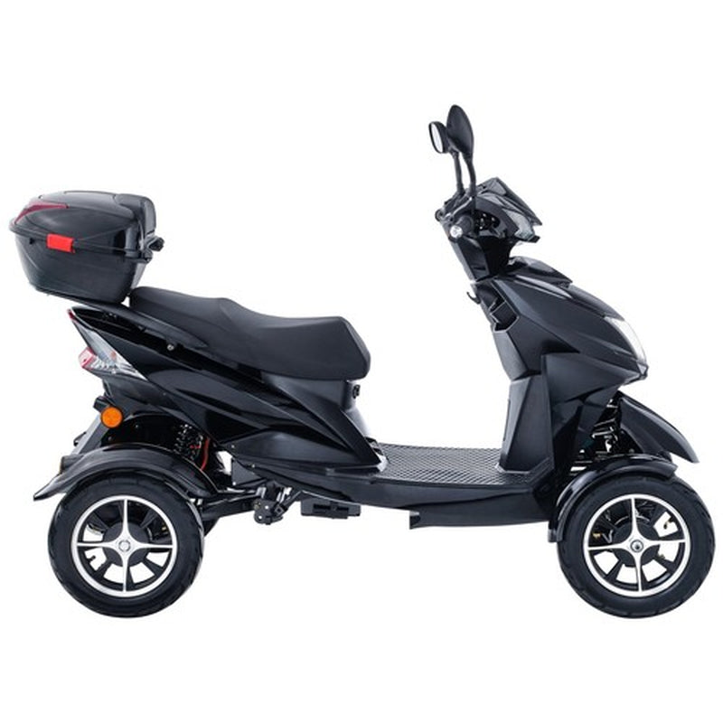 Heavy Duty 4-Wheel Mobility Scooters 40 Miles 3-Speed 500W 450Lbs Capacity