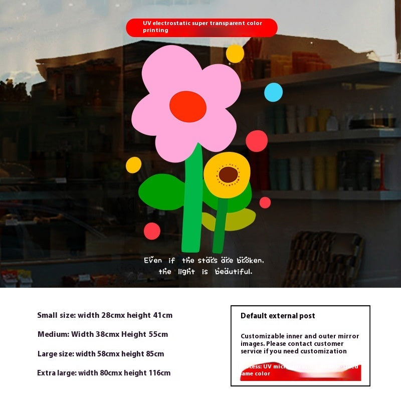 Decorative Glass Window Static Sticker