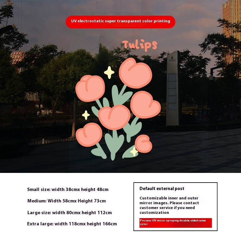 Decorative Glass Window Static Sticker