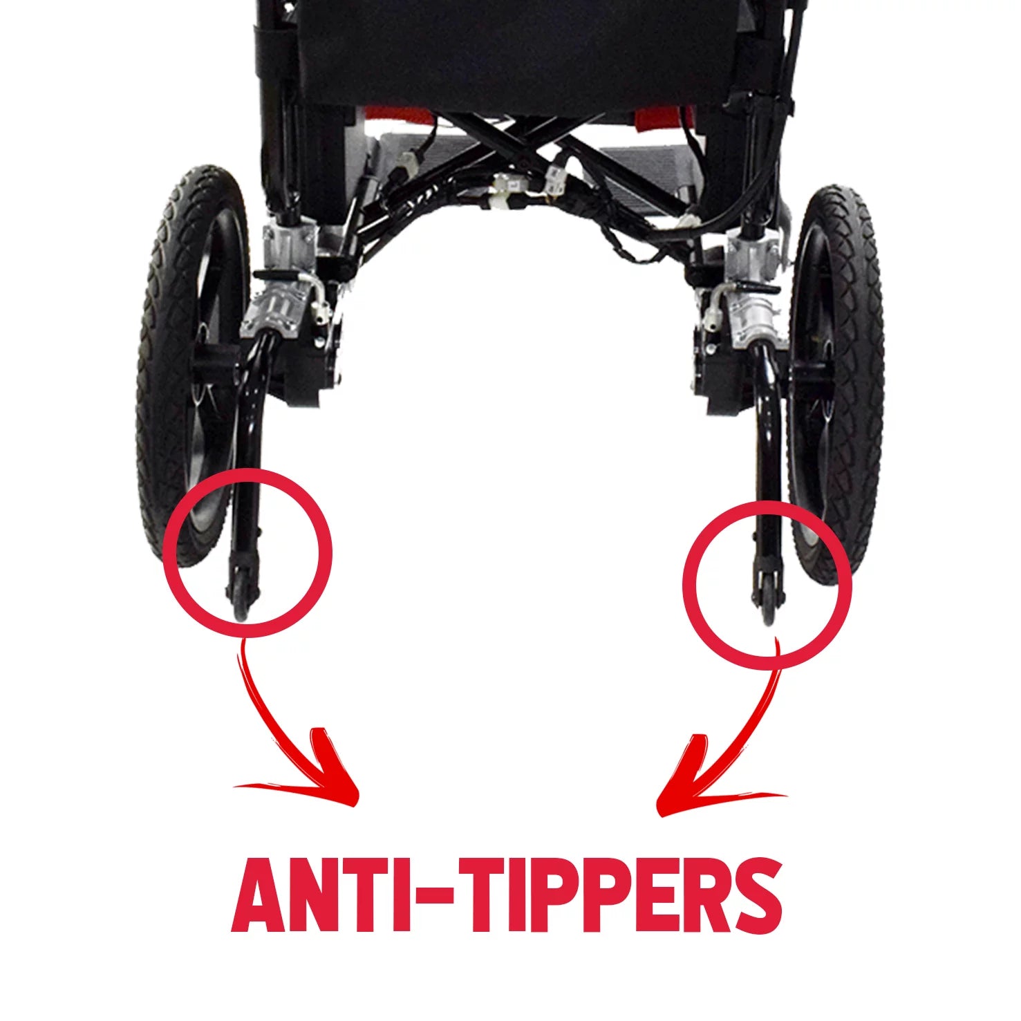 - ARTEMIS - Electric Power Foldable Lightweight Wheelchair FDA Approved 265Lbs -500W- 13Miles (Black Lithium)