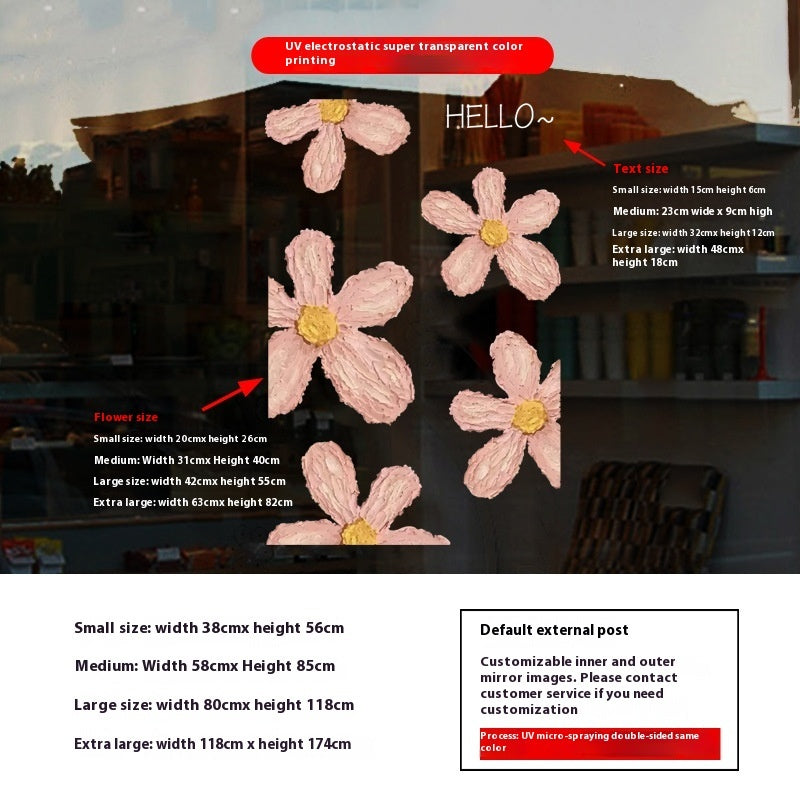 Decorative Glass Window Static Sticker