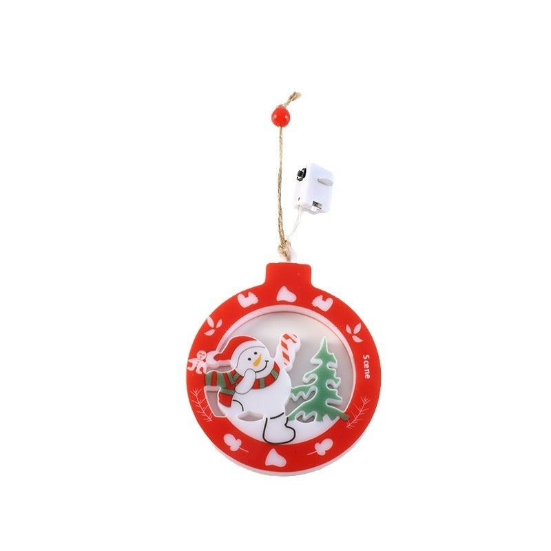 Decorative String Lights Christmas House Christmas Tree Pendant