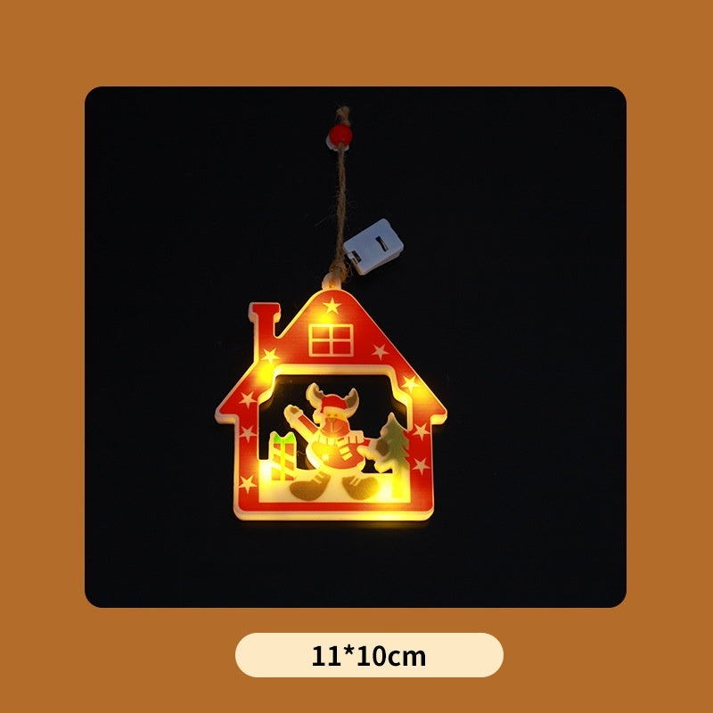 Decorative String Lights Christmas House Christmas Tree Pendant