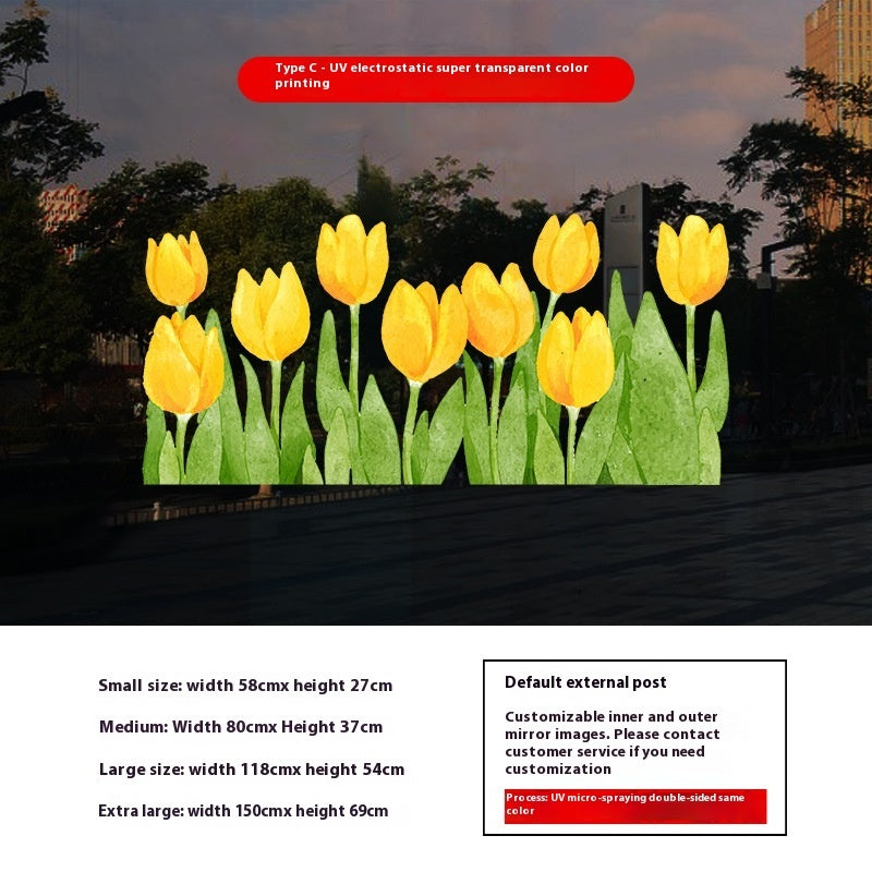 Decorative Glass Window Static Sticker