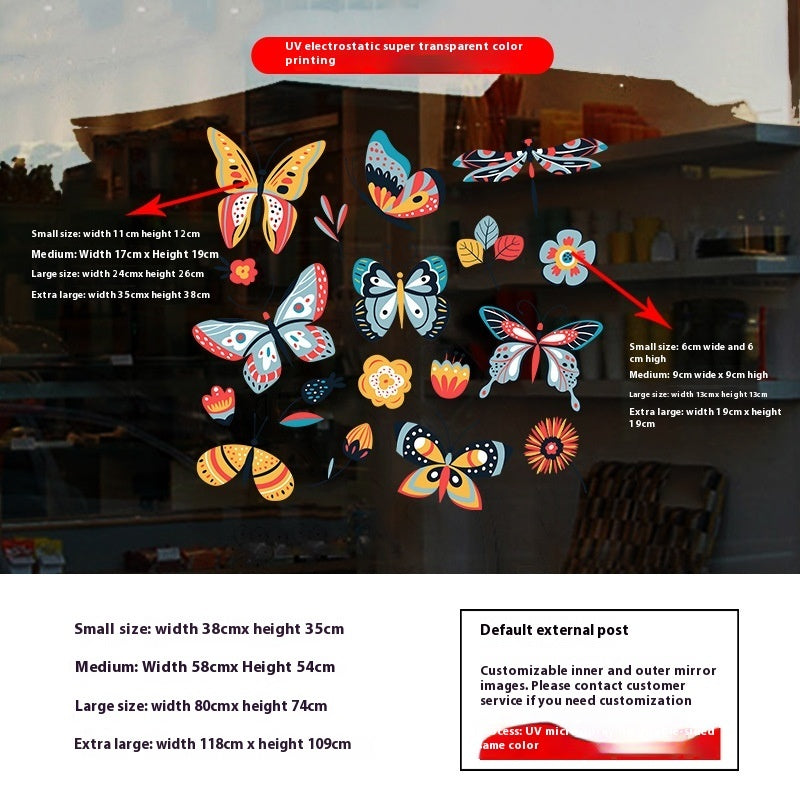 Decorative Glass Window Static Sticker