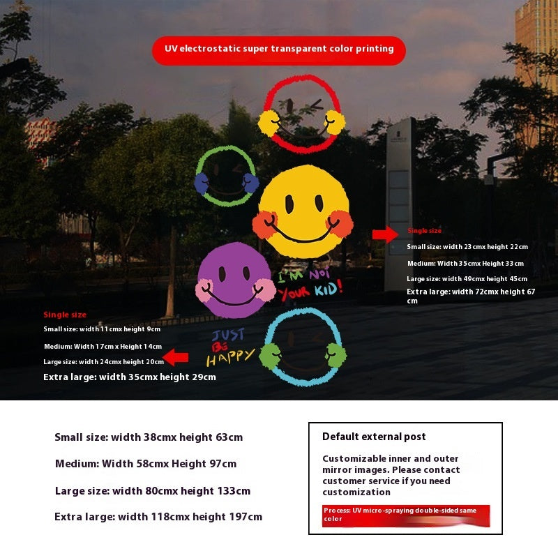 Decorative Glass Window Static Sticker