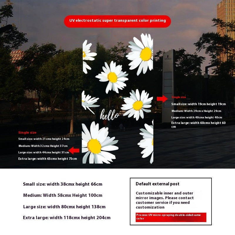 Decorative Glass Window Static Sticker