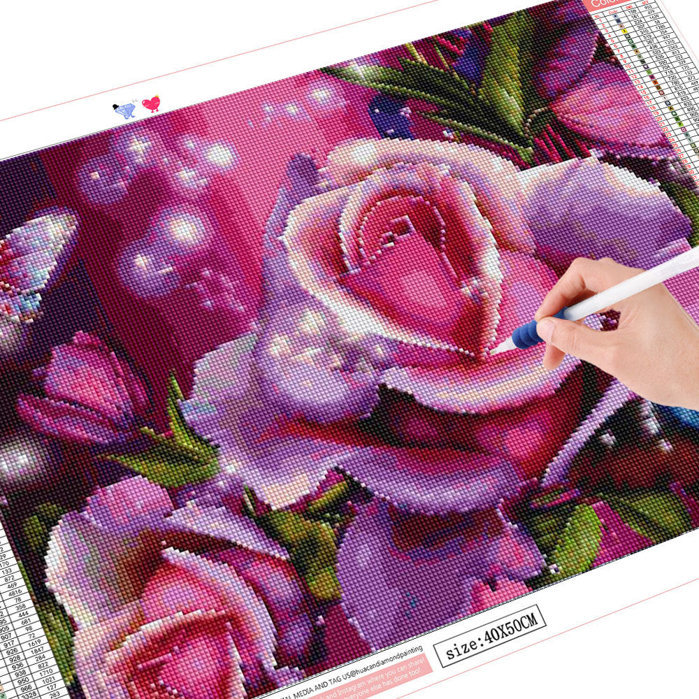 Mosaic Cross Stitch Needlework Wall Art