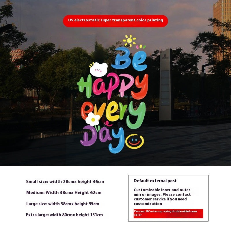 Decorative Glass Window Static Sticker