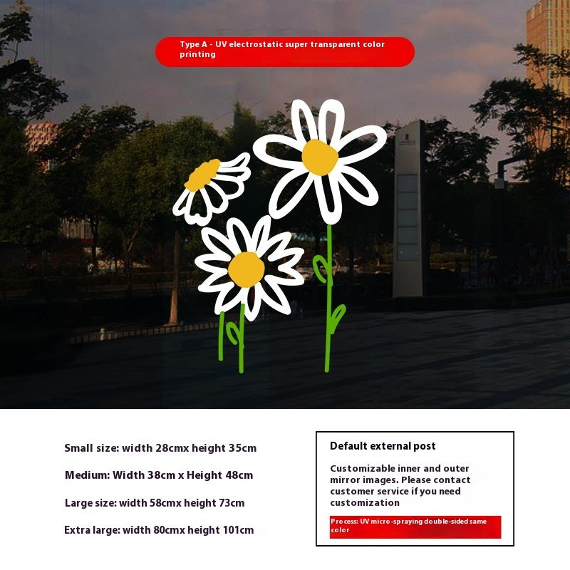 Decorative Glass Window Static Sticker