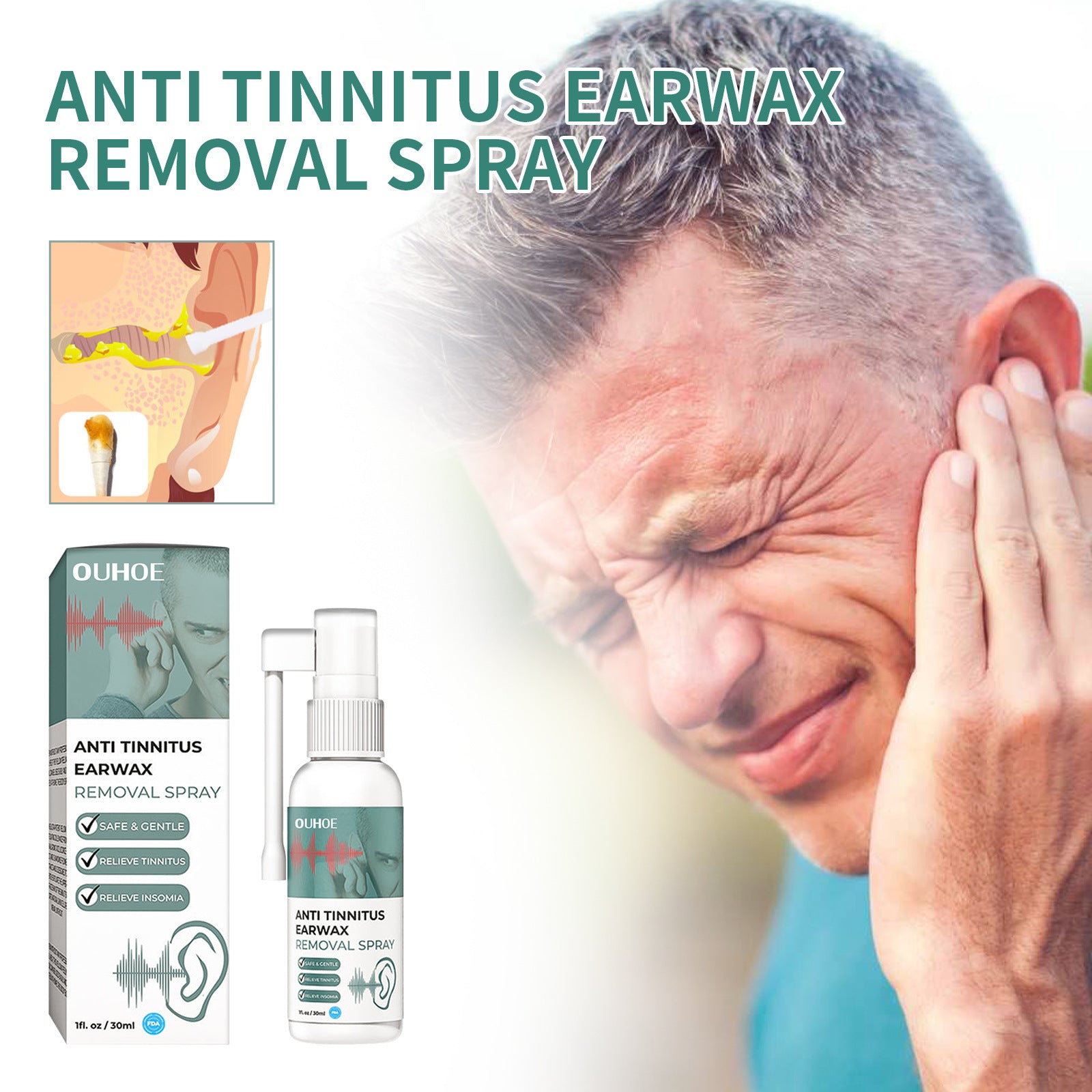 Ear Cleaning Health Care Spray for Deep Cleaning – Easeful Living