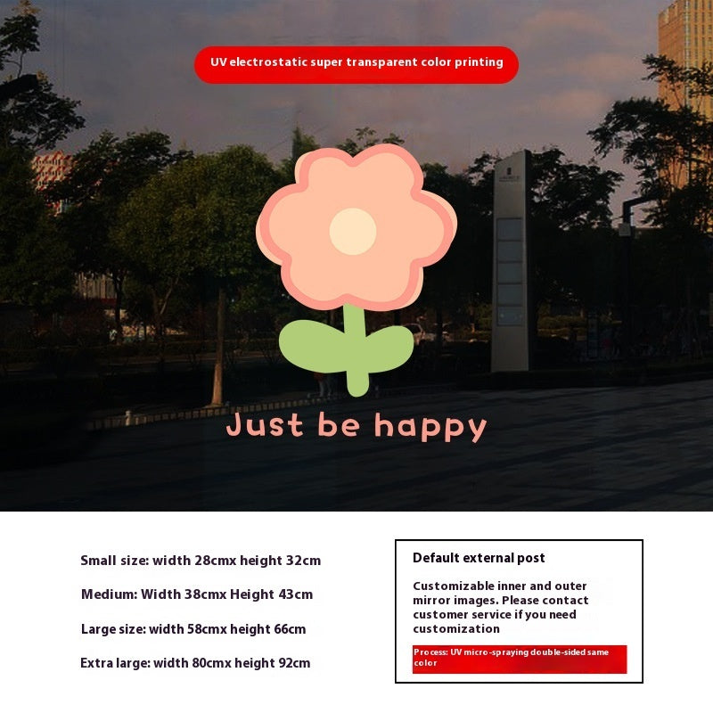 Decorative Glass Window Static Sticker