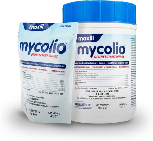 Buy Mycolio Hospital Grade Disinfectant Wipes - Antibacterial Cleanser

