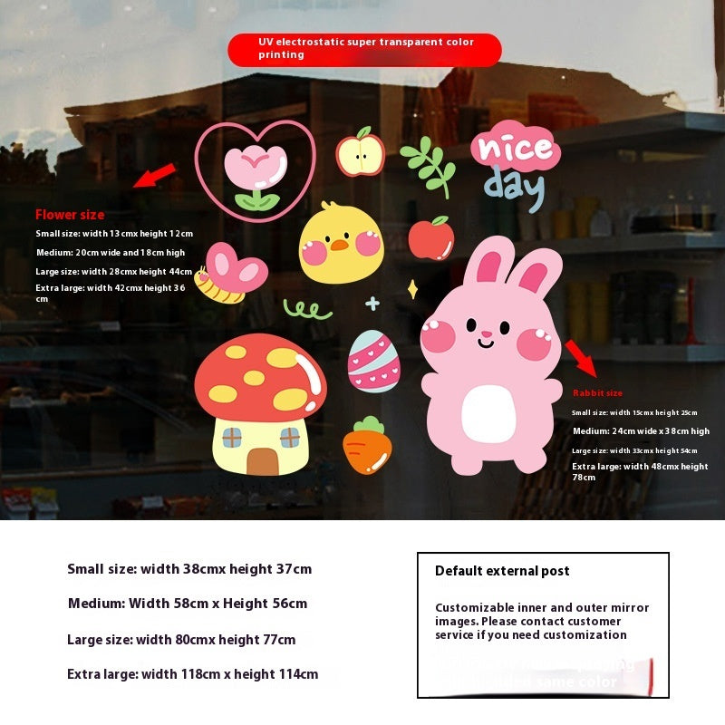 Decorative Glass Window Static Sticker