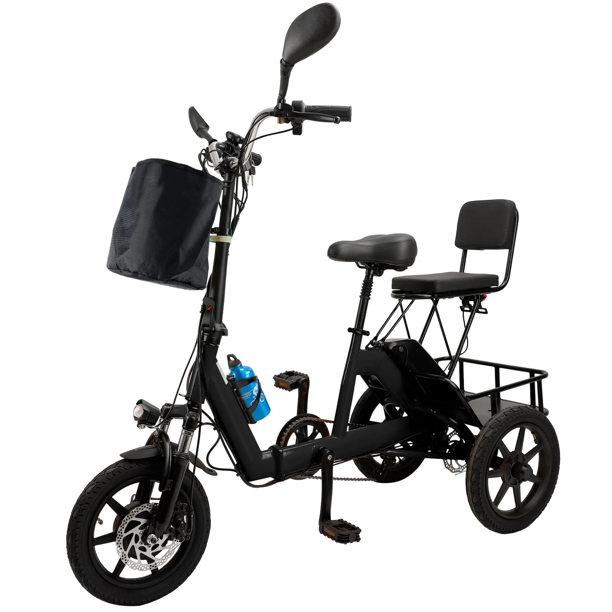 Foldable Electric Trike – 3-Wheel, 350W, UL Certified