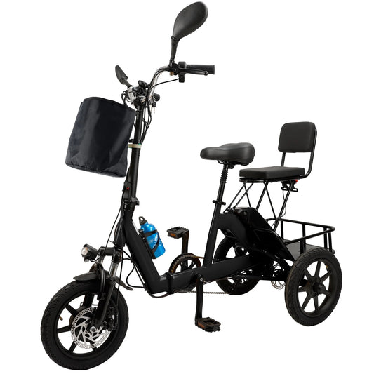 Foldable Electric Trike – 3-Wheel, 350W, UL Certified