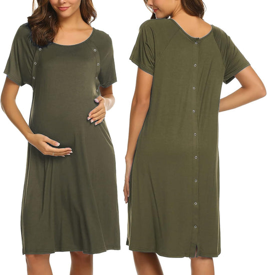 Maternity Nightgown for Hospital – Comfy & Stylish Pick
