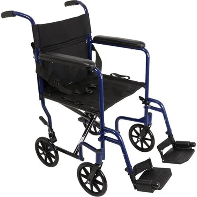 Buy 19" Aluminum Lightweight Transport Chair - Easy to Fold, Durable

