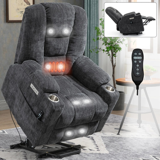  Power Lift Recliner Chair – Heated & Massage Comfort
